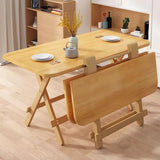 Dining Table, Foldable Living Room Table, Dining Room Table, Garden Table, Dormitory Study Table, Solid Wood Office Desk A40 (Wood, 100X60X58CM)