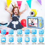 Kid Camera,Camera for Kid,2.4in IPS Screen Digital Camera,180°Flip Len Student Camera,Children Selfie Camera with Playback Game,Christmas/Birthday 4 5 6 7 8 9 10 11 Year Old Girl Boy