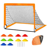 Kids Soccer Goal Pop Up Soccer Goals Set for Backyard Easy Assembly Play Soccer Net for Backyard Football Net for Kids and Adults Soccer Training Equipment Portable Pop Up Goals Soccer