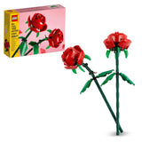 LEGO Botanicals Roses Artificial Flowers Set, Compatible with Flower Bouquets from The Botanical Collection, Home Decor or Office Desk Accessory, Toy Building Set for 8+ Year Old Kids, & Adults 40460