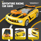 Kids Driving Streeting Wheel Toy, Car Driving Racing Game Steering Wheel for Kids, Dodge Vehicle Adventure Play Electronic Simulation Childrens Education