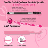 𝑷𝑹𝑶 DIY Lash Extension Kit 280Pcs Lash Clusters Eyelash Extension Kit with Lash Bond and Seal Lash Applicator Individual Lashes Kit Eyelash Brush DIY Various Styles Easy to Apply at Home(30D+40D-9-16mix Kit)