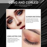 Mascara, 2 PCS, 4D Black False Lash Effect Volume Nature, Sparkling Diamond Mascara, Lengthening Waterproof Smudge-Proof Mascara, Long-Lasting 24H, Lash Building for Volume Glam Lashes