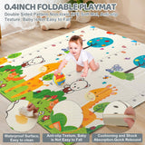 Large Baby Playpen with Mat - 200 x 180 cm Baby Play Yard for Toddler Indoor & Outdoor Kids Activity Center, Sturdy Safety Play Yard with Soft Breathable Mesh