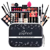 Professional Makeup Set,MKNZOME 24 Pcs Cosmetic Starter Kit With Storage Bag Portable Travel Make Up Palette Birthday Xmas Gift Set Full Sizes Eyeshadow Face Powder Lip Gloss for Teenage & Adults