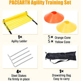 Agility Ladder - Agility Speed and Balance Training Ladder for Soccer Basketball Boxing Softball Footwork Sports Agility Training with Scale and Carry Bag