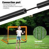 Kids Soccer Goal Pop Up Soccer Goals Set for Backyard Easy Assembly Play Soccer Net for Backyard Football Net for Kids and Adults Soccer Training Equipment Portable Pop Up Goals Soccer