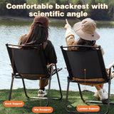 Foldable Camping Chair, Picnic Chairs Folding Camping Chair Hiking Chair Outdoor Chair Beach Chair Portable Camping Chair (1, Aluminum alloy, 78 * 51 * 49cm)