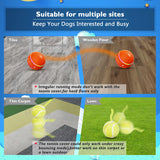 Petiepaw Interactive Dog Ball Toy, Durable Automatic Rolling Ball for Puppies/Small/Medium Dogs, USB Rechargeable