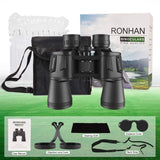 High Power Binoculars for Adults, Military Compact HD Professional/Daily Waterproof Binoculars Telescope for Bird Watching Travel Hunting Football Games Stargazing with Carrying Case and Strap