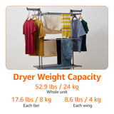 Indoor Clothes Dryer Tower with Foldable Wings