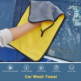 Car Wash Brush Kit, 5 Pack Detachable Chenille Microfiber Car Wash Mop Head with Long Handle, 180° Rotating Brush Extension Pole with Car Wash Mitt and Towel Cleaning Kit for RV Truck Camper