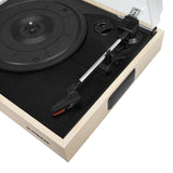 Wooden Style USB Turntable Record Player Vinyl to MP3 Built-in Stereo Speakers Natural