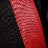 Flying Banner car seat Covers Full Set Faux Leather Air Mesh Breathable Man Lady Airbag Compatible Rear Bench Split 40/60 50/50 60/40 Truck Pick Up