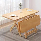 Dining Table, Foldable Living Room Table, Dining Room Table, Garden Table, Dormitory Study Table, Solid Wood Office Desk A40 (Wood, 100X60X58CM)