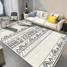 Area Rugs Living Room Rugs Modern Abstract Non-Slip Rug Large Size Short Pile Carpet Floor Mat Washable Area Rugs Non Shedding for Living Room, Bedroom (Moroccan Geometric, 160 * 230CM)