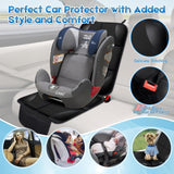 Car seat Protection pad 600D Fabric Carseat Seat Protectors, 2 Pack Seat Protector Under Baby Pet Car Seat with Non-Slip Backing, Thickest Padding, Mesh Storage Pockets