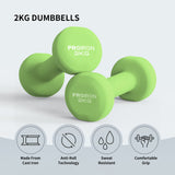 Dumbbells Anti-Slip Neoprene Dumbbell Soft-Touch Grip Hand Weights Home Gym Exercise Women Men Arm Pilates Dumbbells in