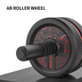 Ab Roller Wheel, Ab Wheel Exercise Equipment for Core Workout with Anti-Slip Handles Abdominal Exercise for Home Gym Fitness Equipment with Knee Pad