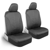 Spill Guard Waterproof Seat Covers for Front Seats, Gray Stitching – Durable Neoprene Car Seat Protectors, Easy to Install, Interior Covers for Auto Truck Van SUV