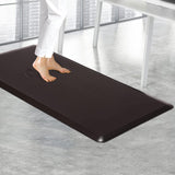 Anti Fatigue Mat Standing Desk Rug - Comfort Foam Cushioned Mat - Non-Slip and Waterproof for Standing Desk, Kitchen, Home Office or Any Floor (51cm x 99cm, Brown)