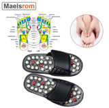 Acupressure Foot Massager Plantar Fasciitis Relief Acupoint Reflexology Stimulation Massage Sandals Slippers Shoes