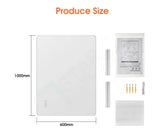 Touch LED Light Bluetooth Bathroom Makeup Wall Mirror Defog 600x800 600x1000mm