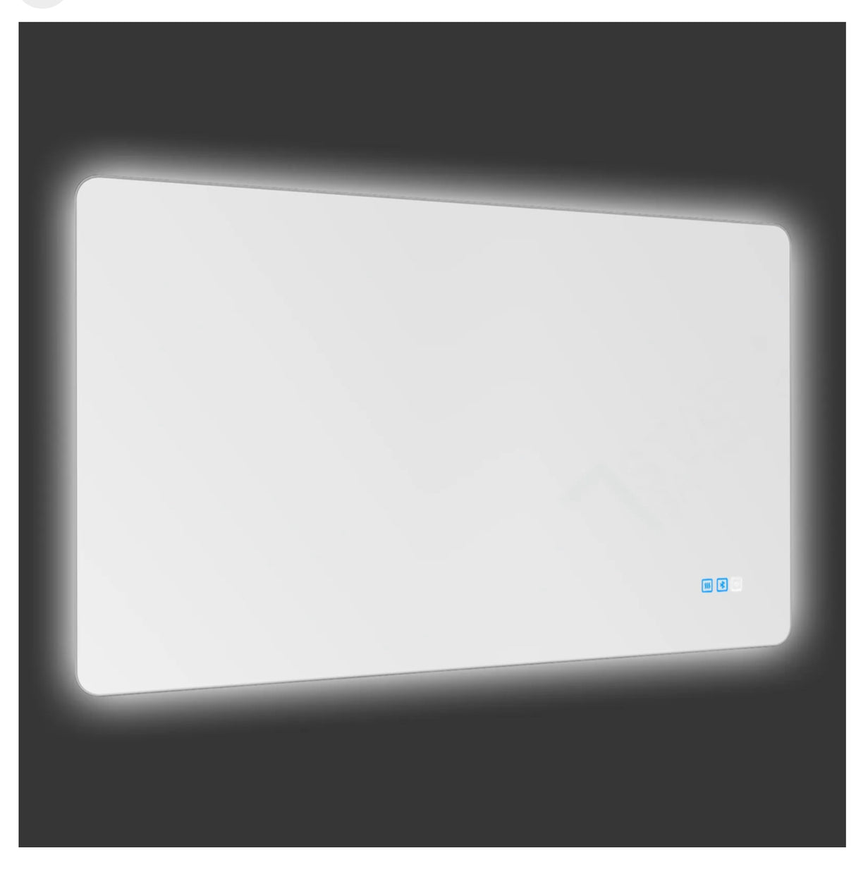 Touch LED Light Bluetooth Bathroom Makeup Wall Mirror Defog 600x800 600x1000mm