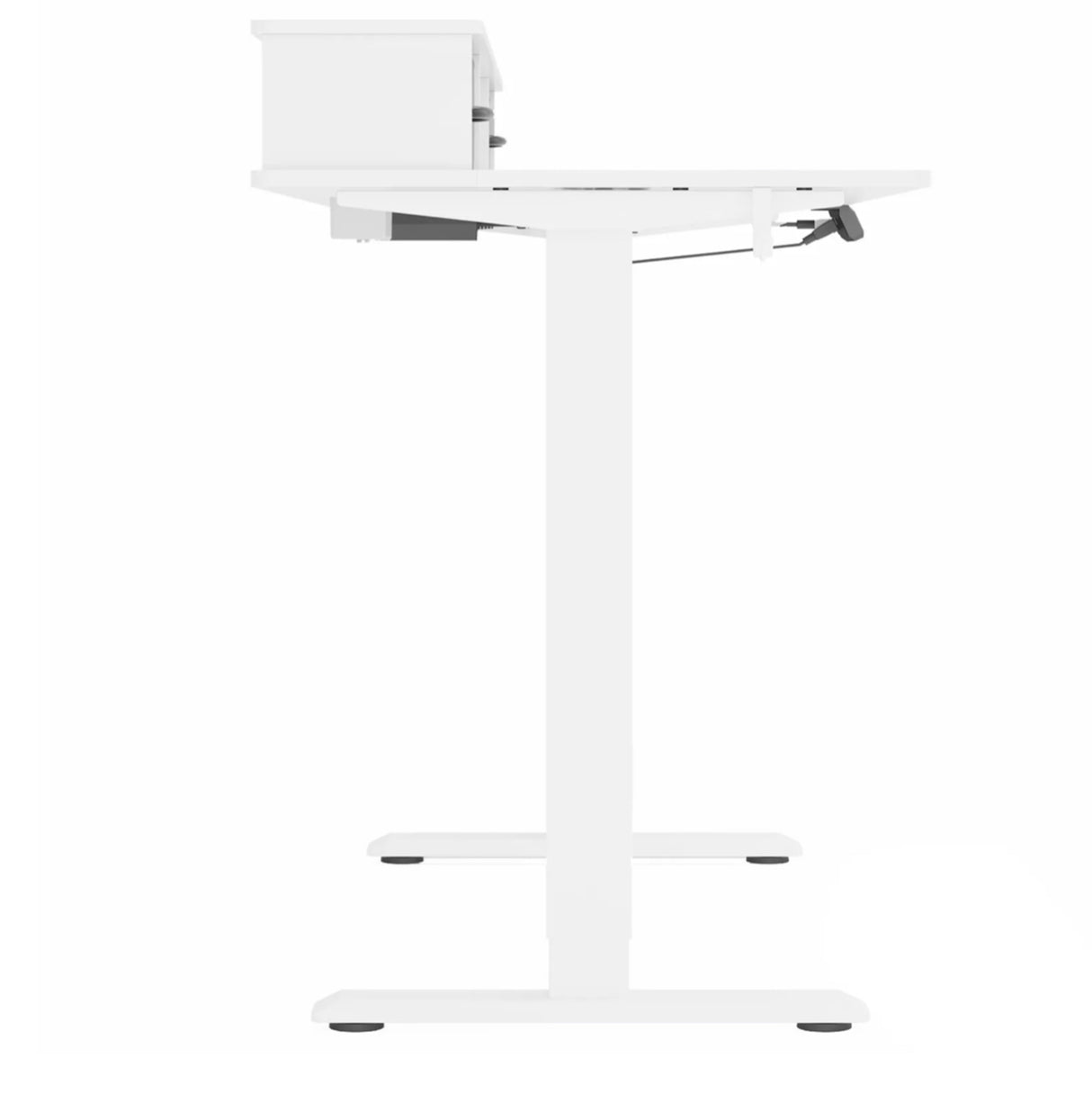 Electric Standing Desk Adjustable Height Sit Stand Table 120cm White