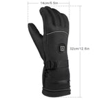 Men Electric Heated Gloves Touch Screen Motorcycle Gloves Hand Warmers Gloves