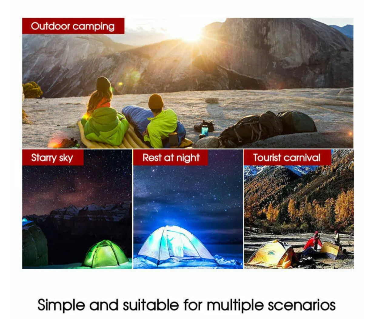 Waterproof Automatic Quick Open Camping Outdoor Tent UV Protection 3-4 Persons