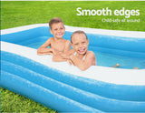 Kids Pool 305x183x56cm Inflatable Above Ground Swimming Pools 1161L