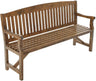 Outdoor Garden Bench Seat, 160cm Length Wooden Benches Relax Lounge Chair Dining Chairs Lounger Park Patio Porch Backyard Terrace Balcony Kids Furniture, 3 Timber Water-Repellent