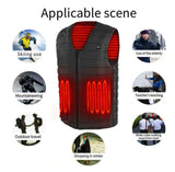 Heated Warm Winter Warm Electric USB Jacket Heating Coat Thermal Men Women