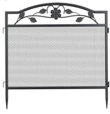 5 Panel Garden Fence Gate Expandable Barrier Rustproof Metal Pet Indoor Outdoor