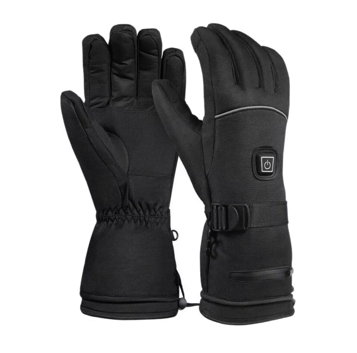 Men Electric Heated Gloves Touch Screen Motorcycle Gloves Hand Warmers Gloves