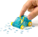 Mini Car Table Dust Cleaning Trolley Desktop Eraser Pencil Shavings Rubber Sweeper Garbage Truck Hand Push Glide Car Kids Toys