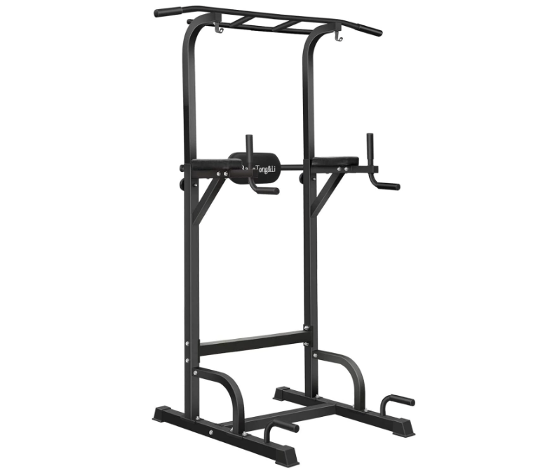 Power Tower Workout Pull Up & Dip Station Adjustable Multi-Function Home Gym Fitness Equipment