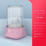 Portable 1L turbo washing machine, high-power mini ultrasonic washing cup, baby clothing, underwear, socks, business travel USB