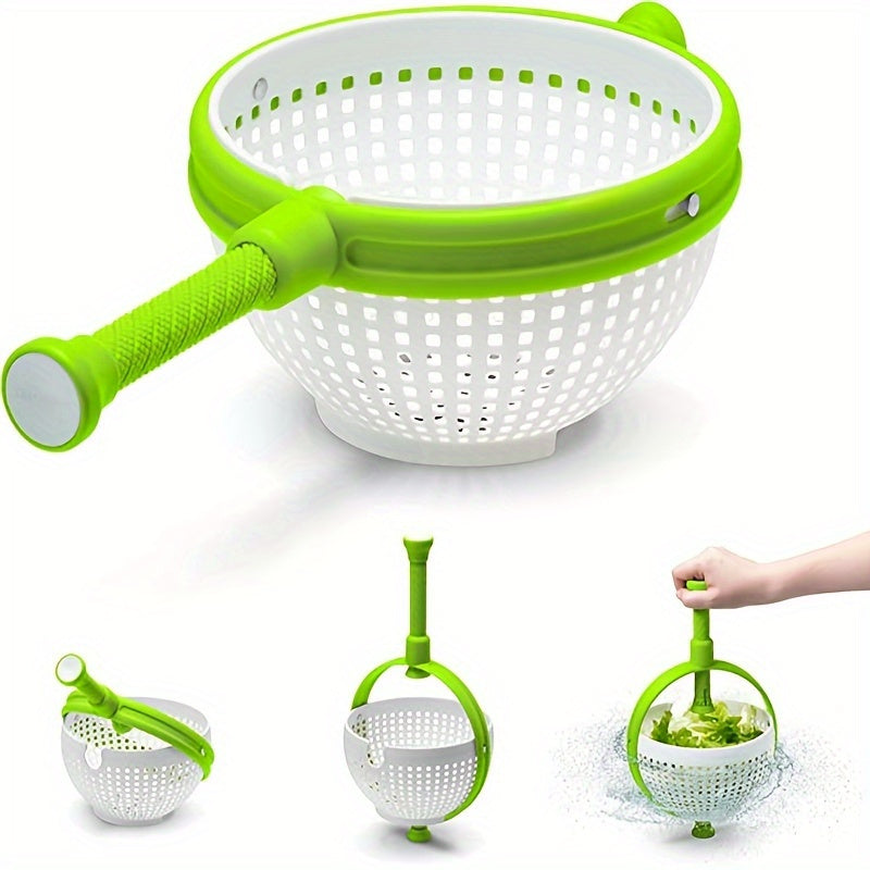 Fruit And Vegetable Dehydrator Household Hand Press Vegetable And Fruit Salad Rotating Cleaning And Dehydration Device