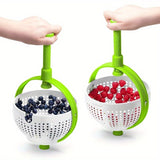 Fruit And Vegetable Dehydrator Household Hand Press Vegetable And Fruit Salad Rotating Cleaning And Dehydration Device