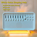 3 in 1 Bluetooth Speaker White Noise Sleep Night Light Humidifier All-in-one Machine Free Combination of 8 Group Nature Sound