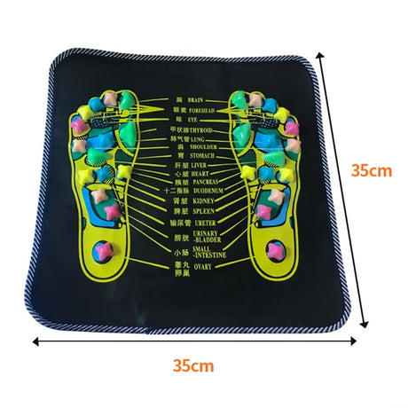 Massage Cushion Simulation Cobblestone Foot Leg Pad Pain Relief Relaxing Massage Mat Healthcare Acupressure Mat Foot Massager