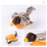 Interactive Cat Toys, Rechargeable Chirping Flapping Bird with Catnip for Indoor Cats, Touch Activated Plush Toys, Wing Movement