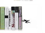 Superhero Bookend Figurines Metal Bookshelf Decor Desktop Ornament Office Desktop Accessories  Bookshelf Home Decoration