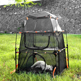 3 Tier Cat Tent Tower Enclosure Pet Dog House Playpen Rabbit Ferret Outdoor Cage