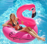 Inflatable Dia.120cm Giant Flamingo Swimming Ring Float Raft Pool Beach