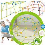 Funhub Fort - Kids Construction Fort Building Kit Indoor & Outdoor Gift Toys Game 175 pieces