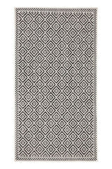 Black and White Diamond Outdoor Rug Large Polypropylene Rug Designer Patio Rug