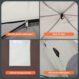 4 Person Camping Tent Beach Shelter Pop Up Instant Shade Dome Outdoor Hiking